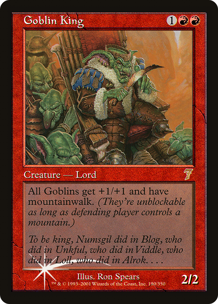 Goblin King (7ED-190★) - Seventh Edition Foil