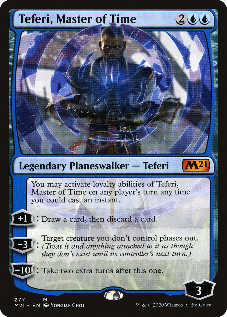 Teferi, Master of Time (277) (M21-277) - Core Set 2021 Foil