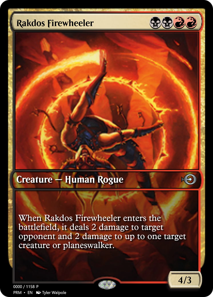 Rakdos Firewheeler (PRM-71590) - Magic Online Promos