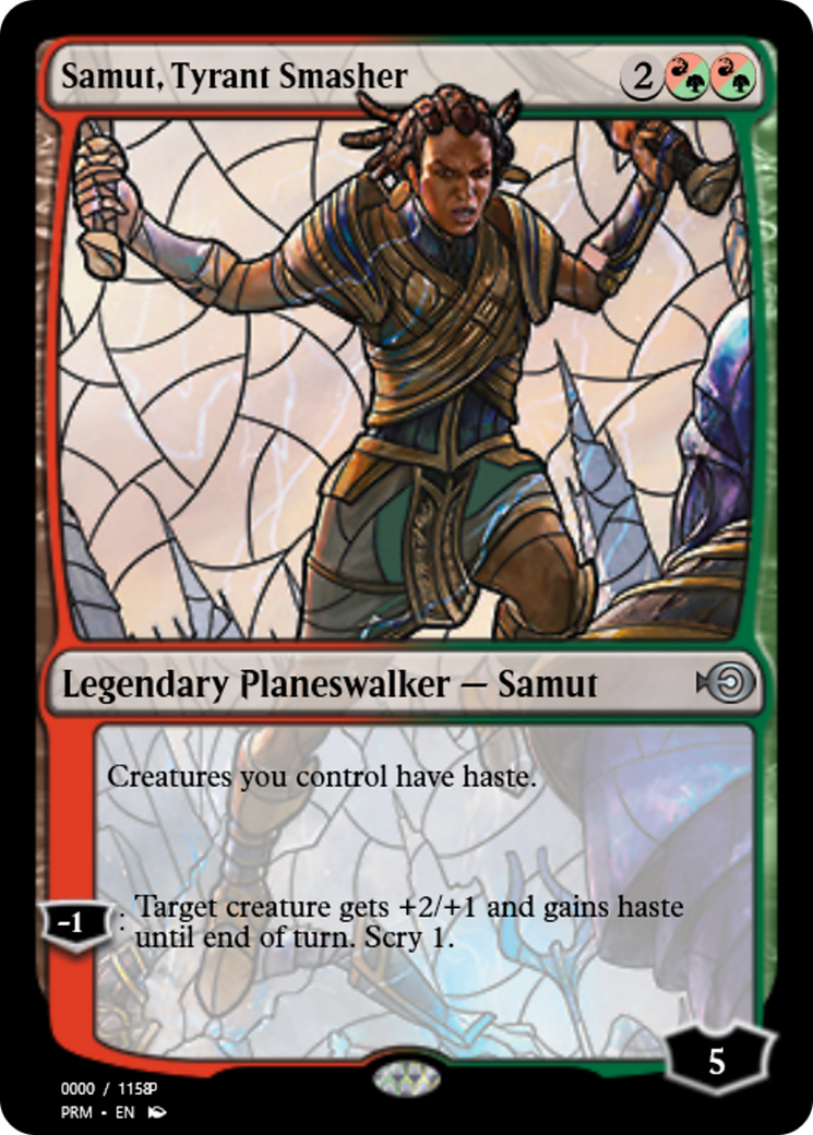 Samut, Tyrant Smasher (PRM-77989) - Magic Online Promos Foil