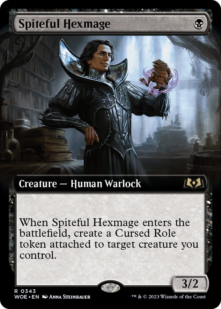 Spiteful Hexmage (Extended Art) (WOE-343) - Wilds of Eldraine: (Extended Art)