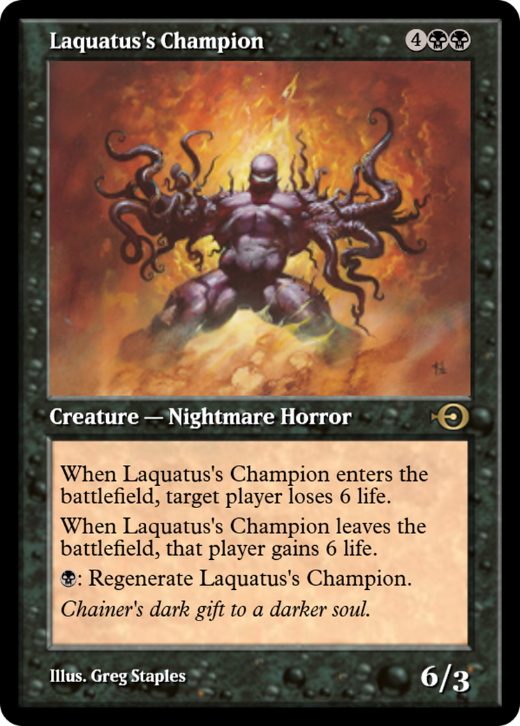 Laquatus's Champion (PRM-37875) - Magic Online Promos Foil