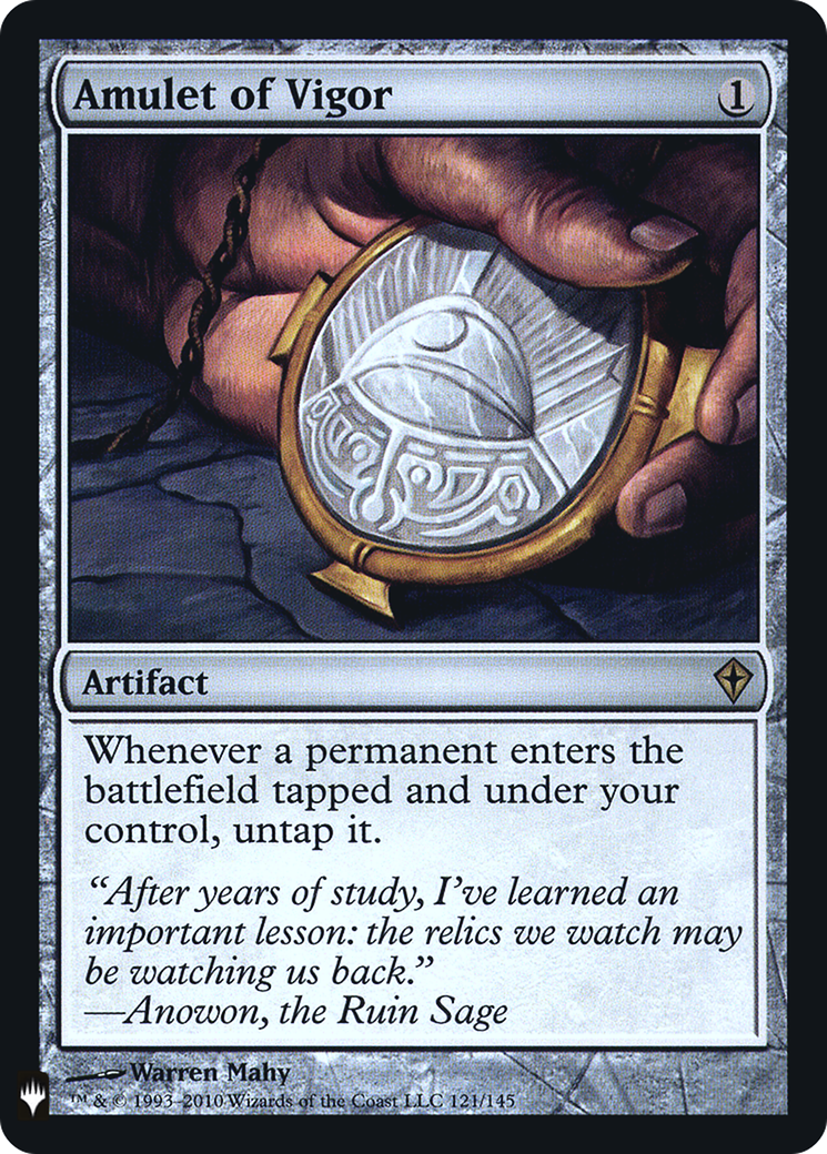 Amulet of Vigor (LIST-WWK-121) - The List Foil