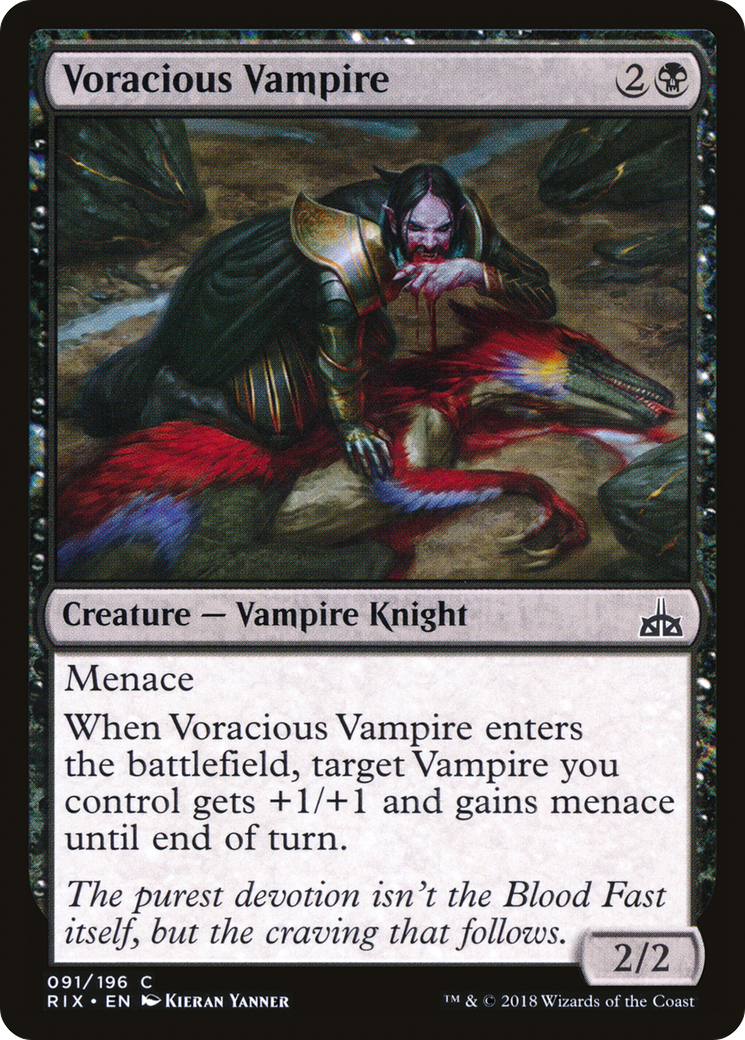 Voracious Vampire (RIX-091) - Rivals of Ixalan Foil