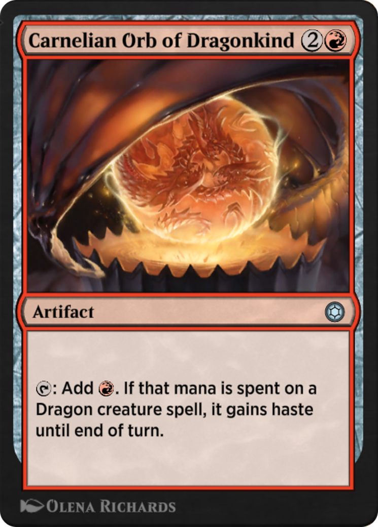 Carnelian Orb of Dragonkind (HBG-177) - Alchemy Horizons: Baldur's Gate
