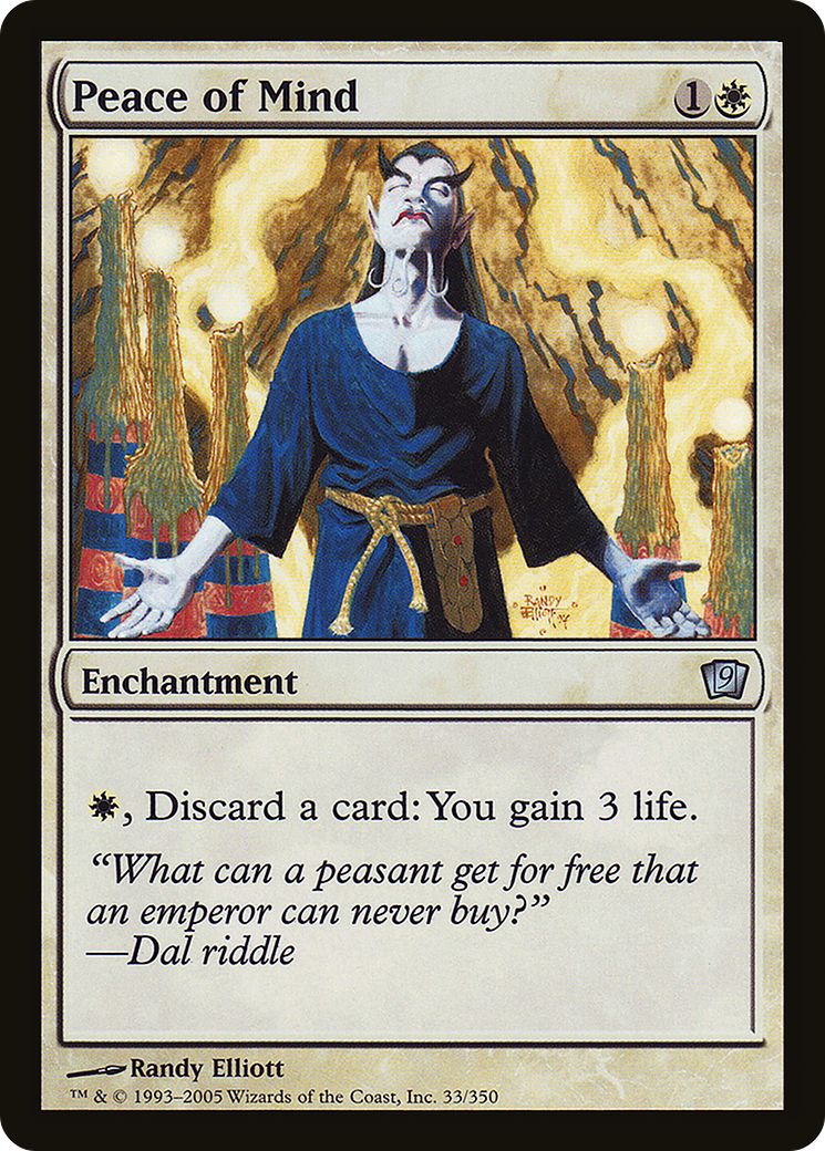 Peace of Mind (9ED-33★) - Ninth Edition Foil