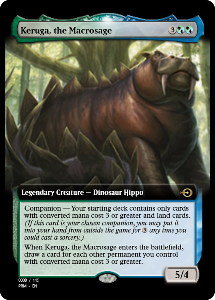 Keruga, the Macrosage (PRM-80847) - Magic Online Promos: (companion)