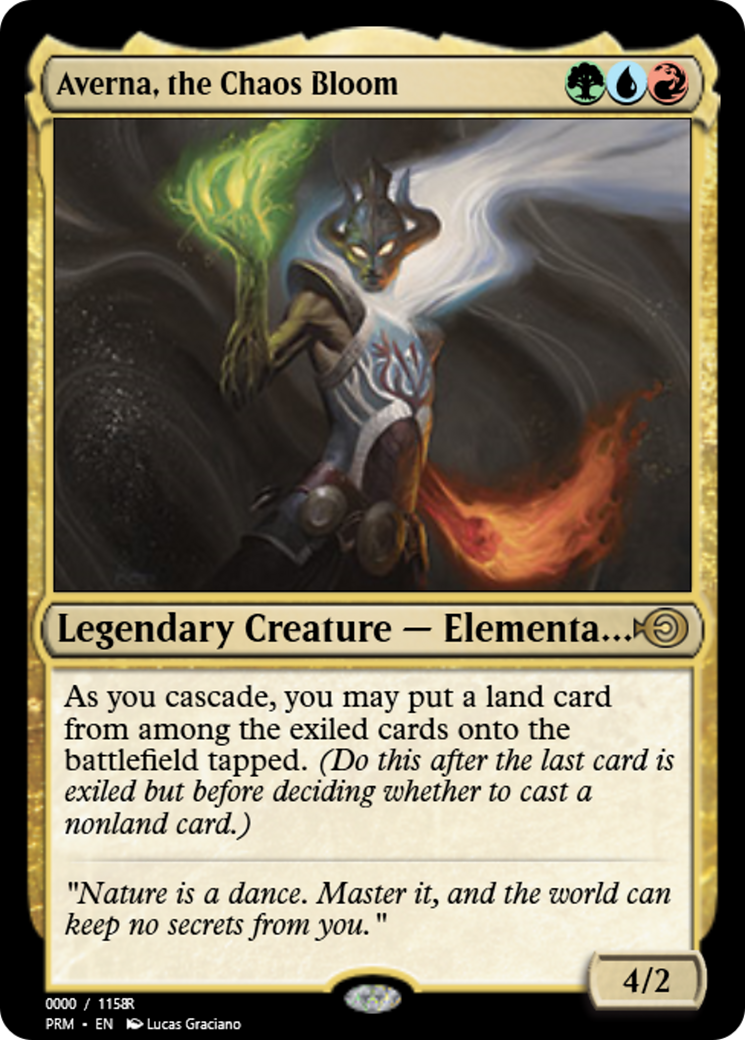 Averna, the Chaos Bloom (PRM-86330) - Magic Online Promos