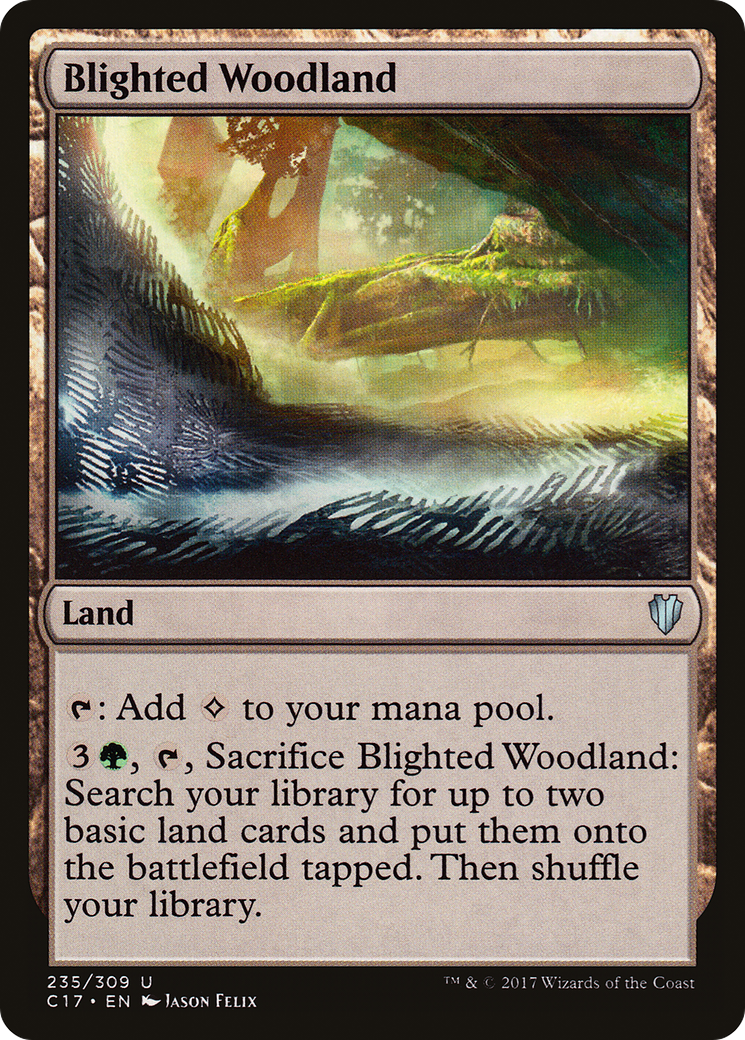 Blighted Woodland (C17-235) - Commander 2017