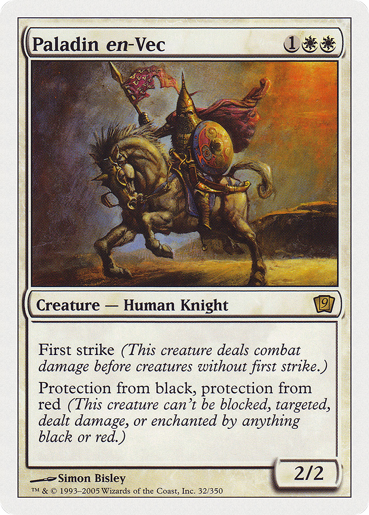 Paladin en-Vec (9ED-032) - Ninth Edition