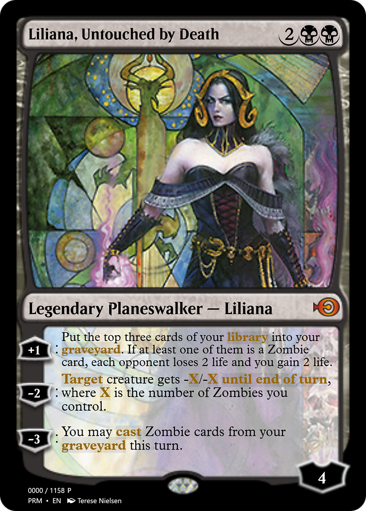 Liliana, Untouched by Death (PRM-70938) - Magic Online Promos Foil