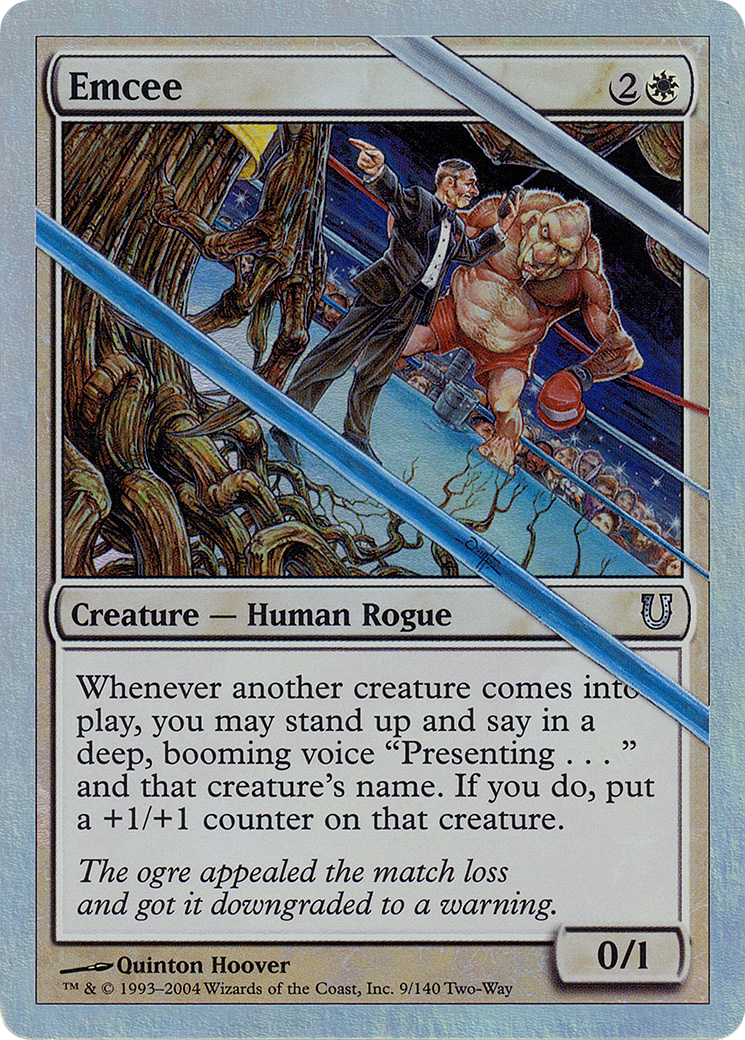 Emcee (Alternate Foil) (UNH-09★) - Unhinged Foil
