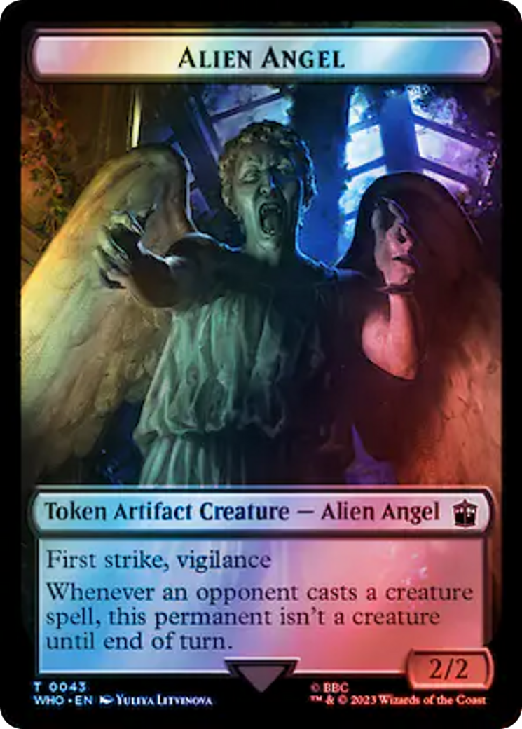 Alien Angel (TWHO-043) - Doctor Who Tokens Foil