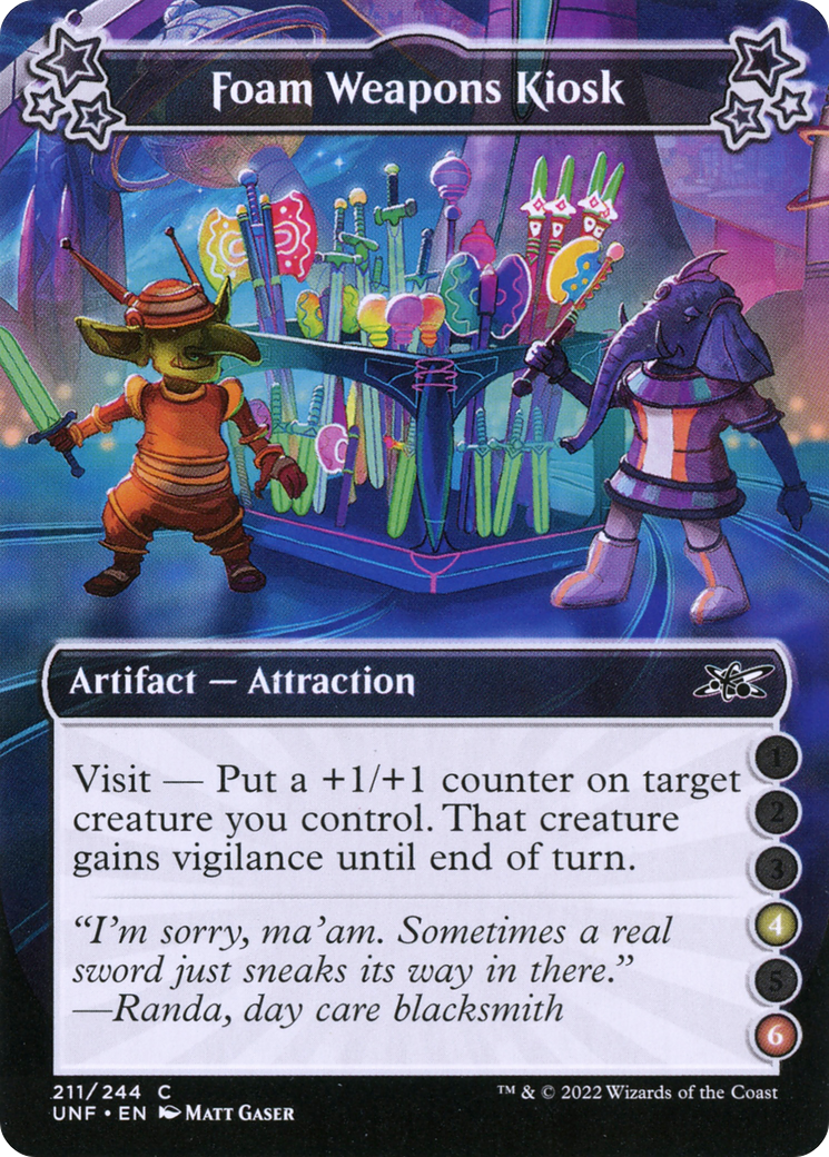 Foam Weapons Kiosk (4-6) (UNF-211C) - Unfinity Foil