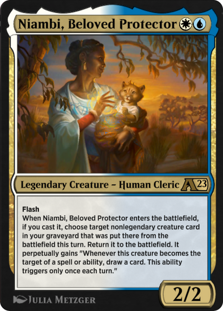 Niambi, Beloved Protector (YDMU-024) - Alchemy: Dominaria