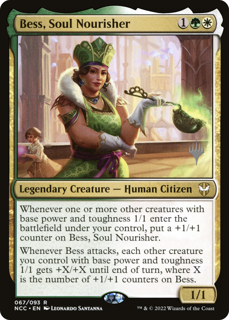 Bess, Soul Nourisher (PPSNC-67P) - New Capenna Commander Promos Foil