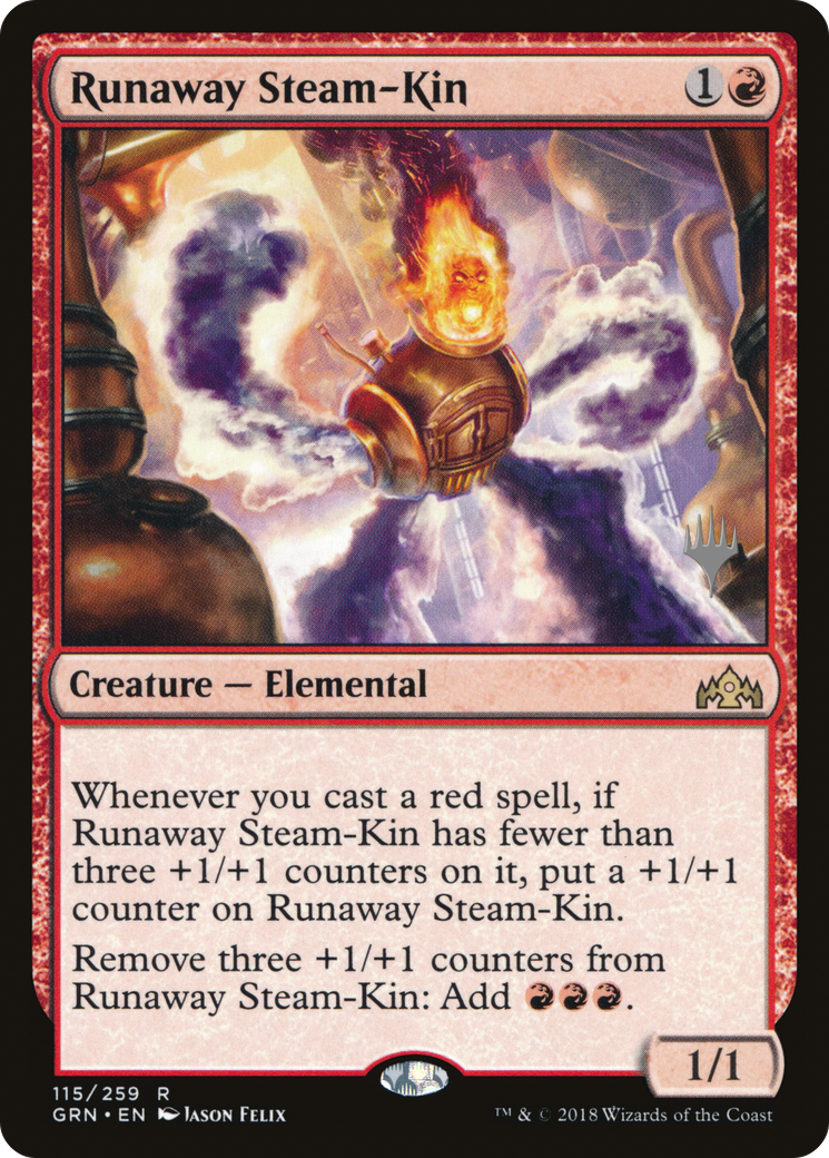 Runaway Steam-Kin (PPM20-115P) - Guilds of Ravnica Promos