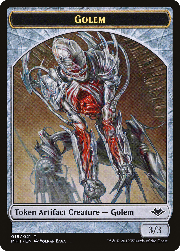 Golem (TMH1-018) - Modern Horizons Tokens