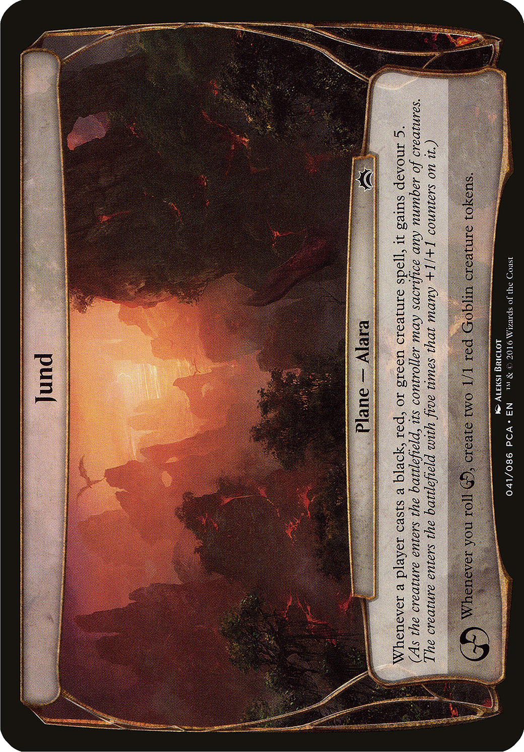 Jund (Planechase Anthology) (OVER-041) - Planechase Anthology Planes