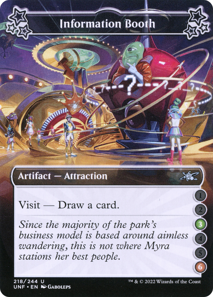 Information Booth (3-6) (UNF-218B) - Unfinity Foil