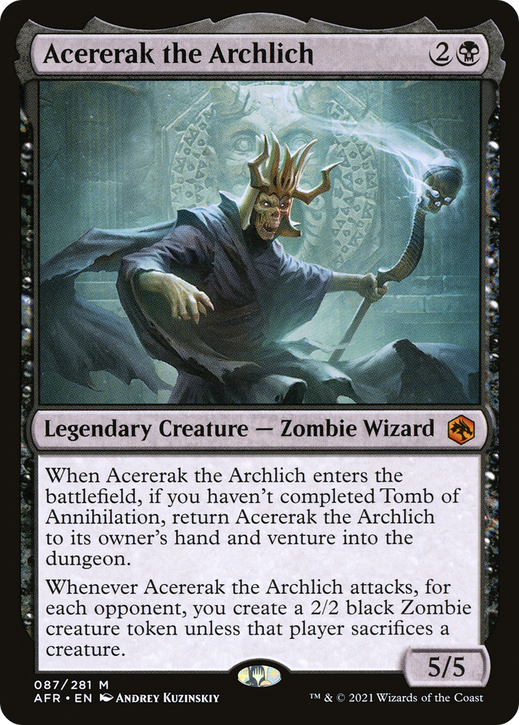 Acererak the Archlich (AFR-087) - Adventures in the Forgotten Realms Foil