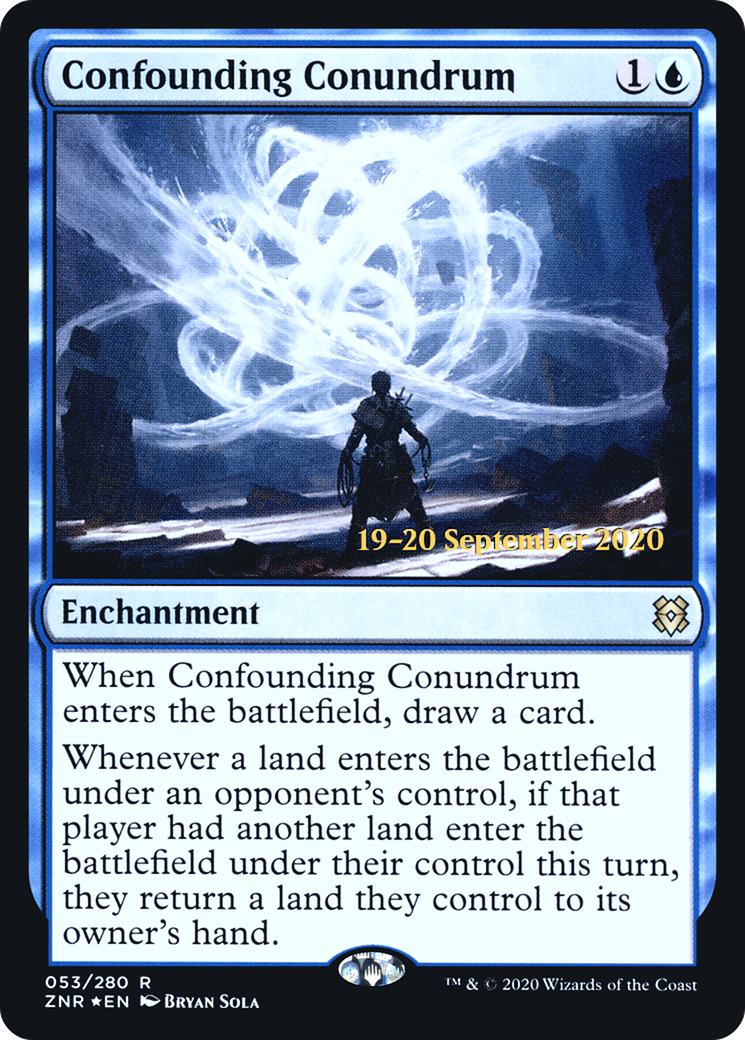 Confounding Conundrum (PRE-53S) - Zendikar Rising Promos Foil