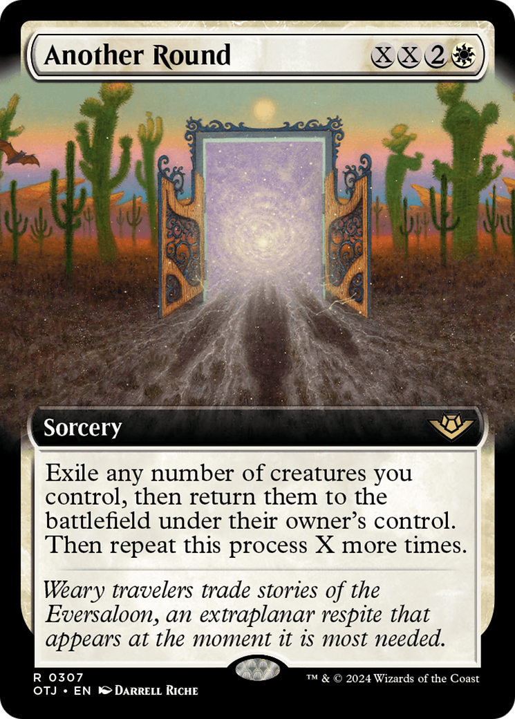 Another Round (Extended Art) (OTJ-307) - Outlaws of Thunder Junction: (Extended Art) Foil