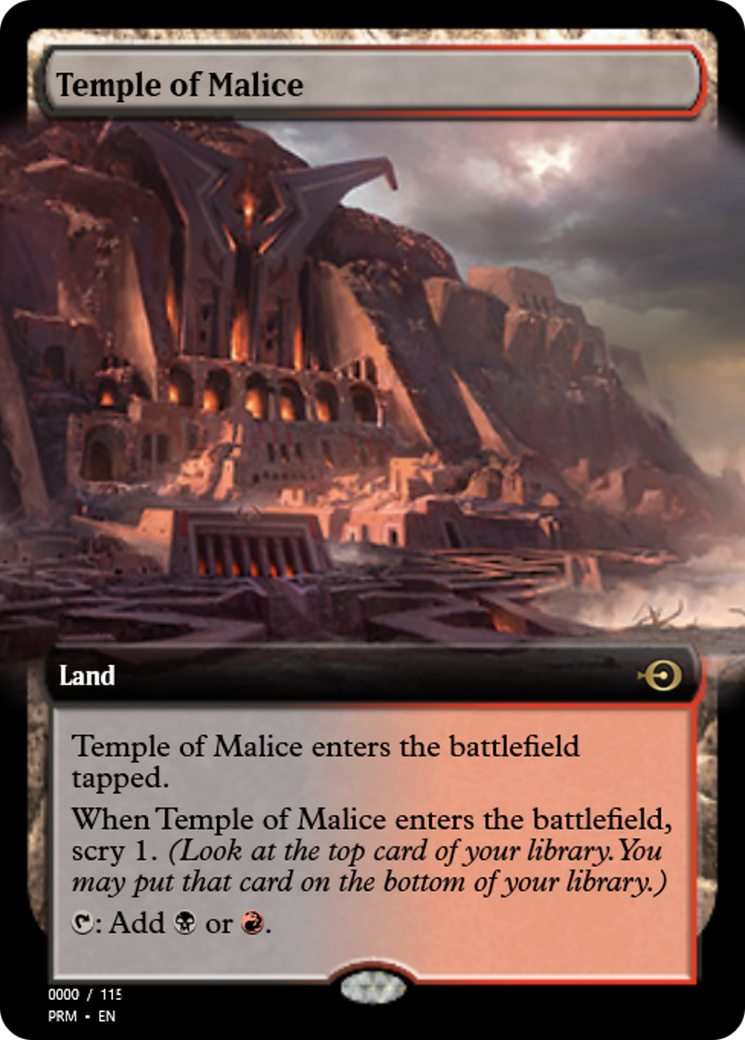 Temple of Malice (PRM-79875) - Magic Online Promos