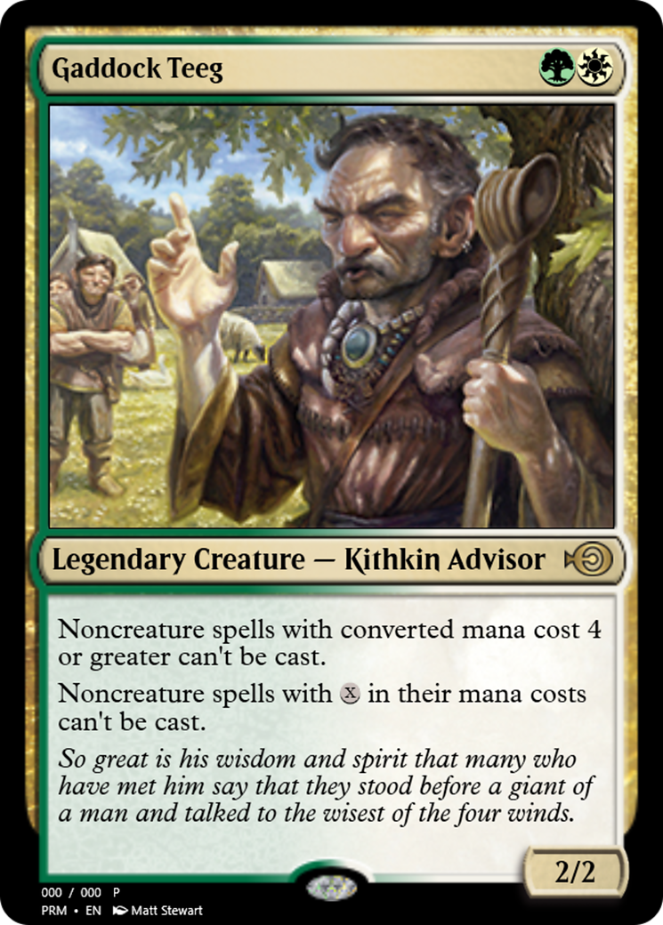 Gaddock Teeg (PRM-64418) - Magic Online Promos Foil