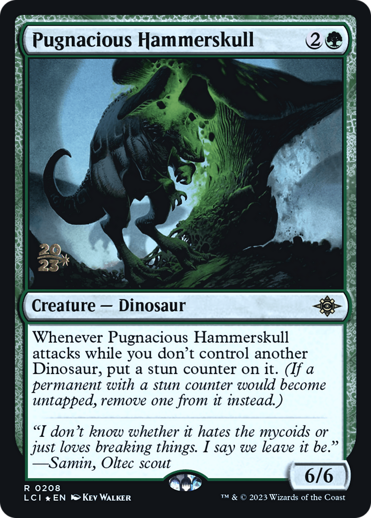 Pugnacious Hammerskull (PRE-208S) - The Lost Caverns of Ixalan Promos Foil