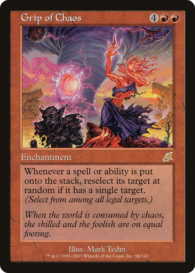 Grip of Chaos (SCG-098) - Scourge Foil