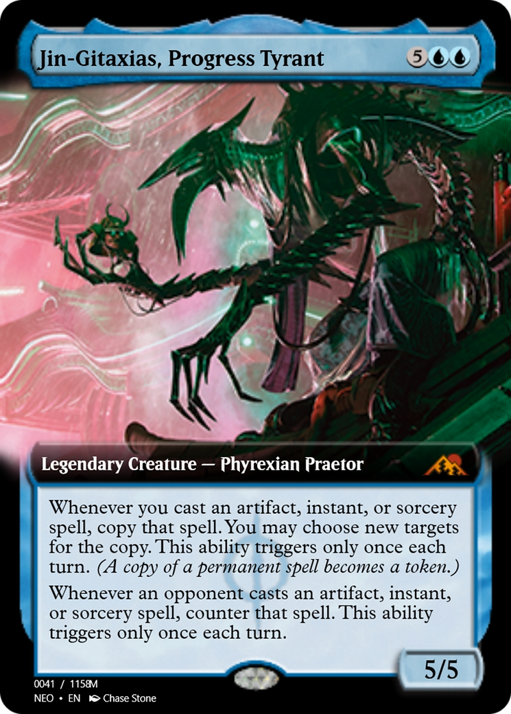Jin-Gitaxias, Progress Tyrant (PRM-97945) - Magic Online Promos Foil