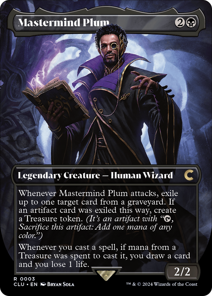 Mastermind Plum (Borderless) (CLU-003) - Ravnica: Clue Edition (Borderless)