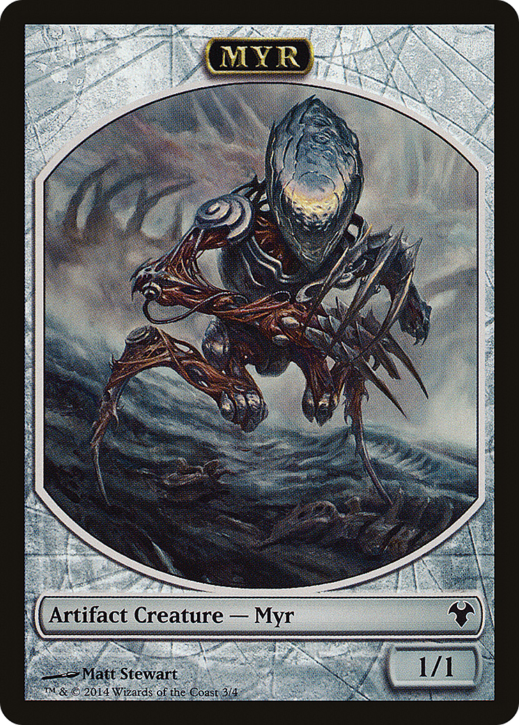 Myr // Spirit Double-Sided Token (MD1-003) - Modern Event Deck 2014 Tokens