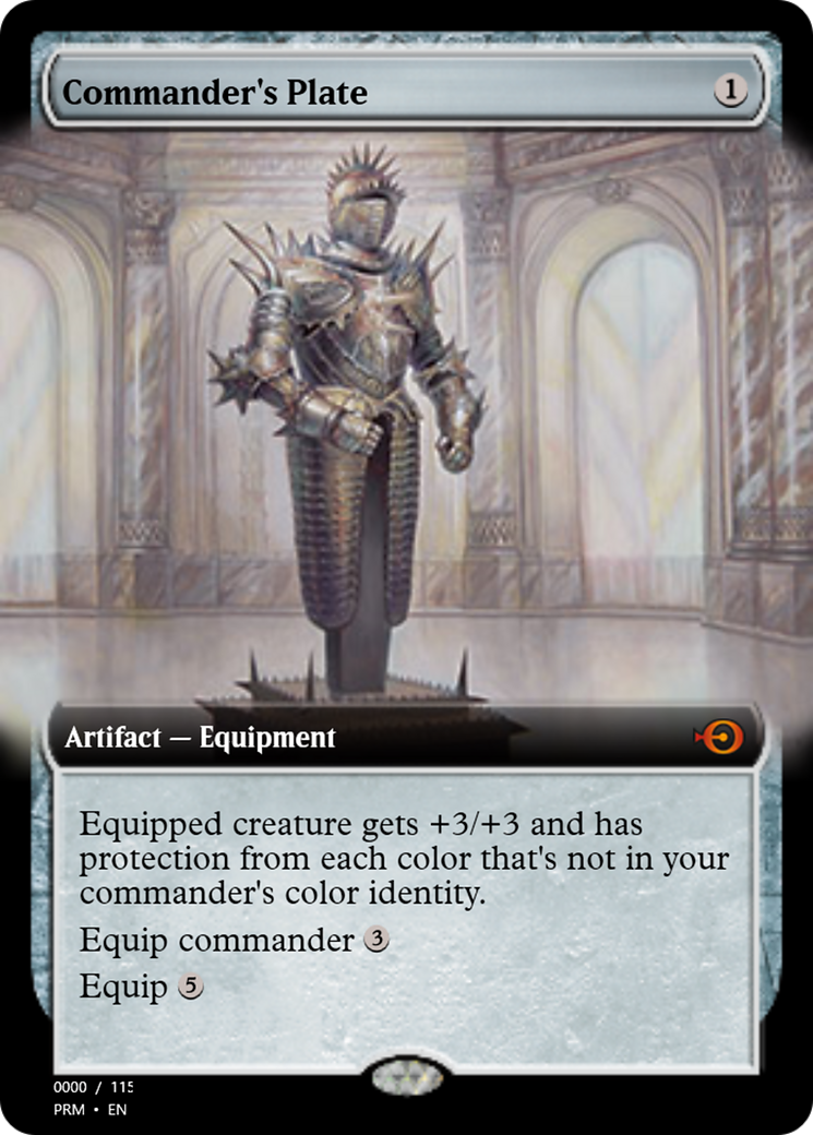 Commander's Plate (PRM-85988) - Magic Online Promos
