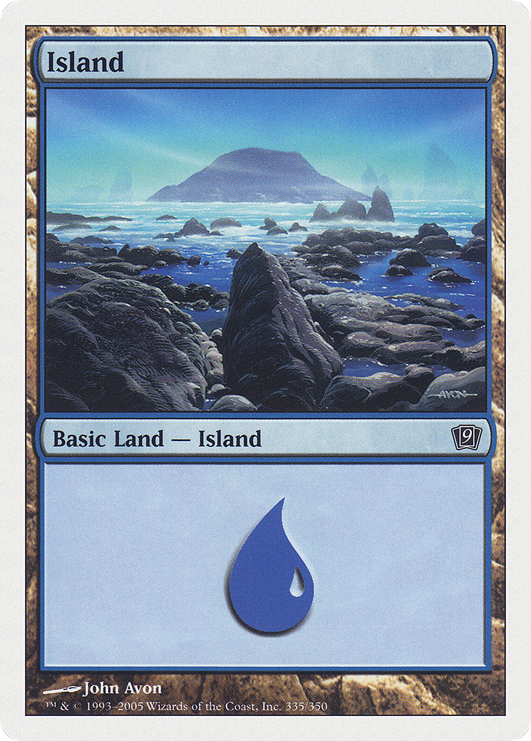 Island (335) (9ED-335) - Ninth Edition