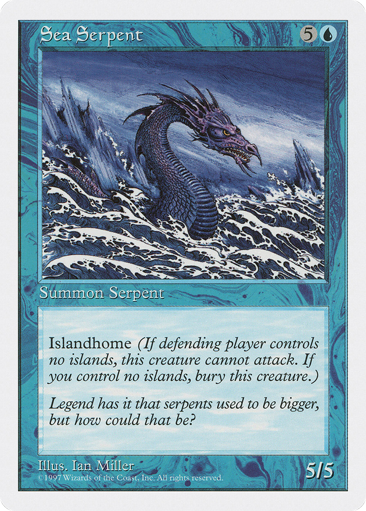 Sea Serpent (5ED-118) - Fifth Edition