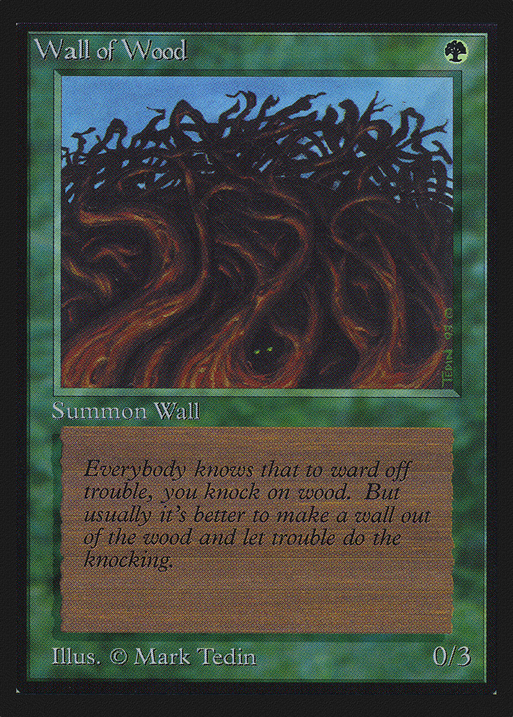 Wall of Wood (IE) (IED-226) - Intl. Collectors' Edition