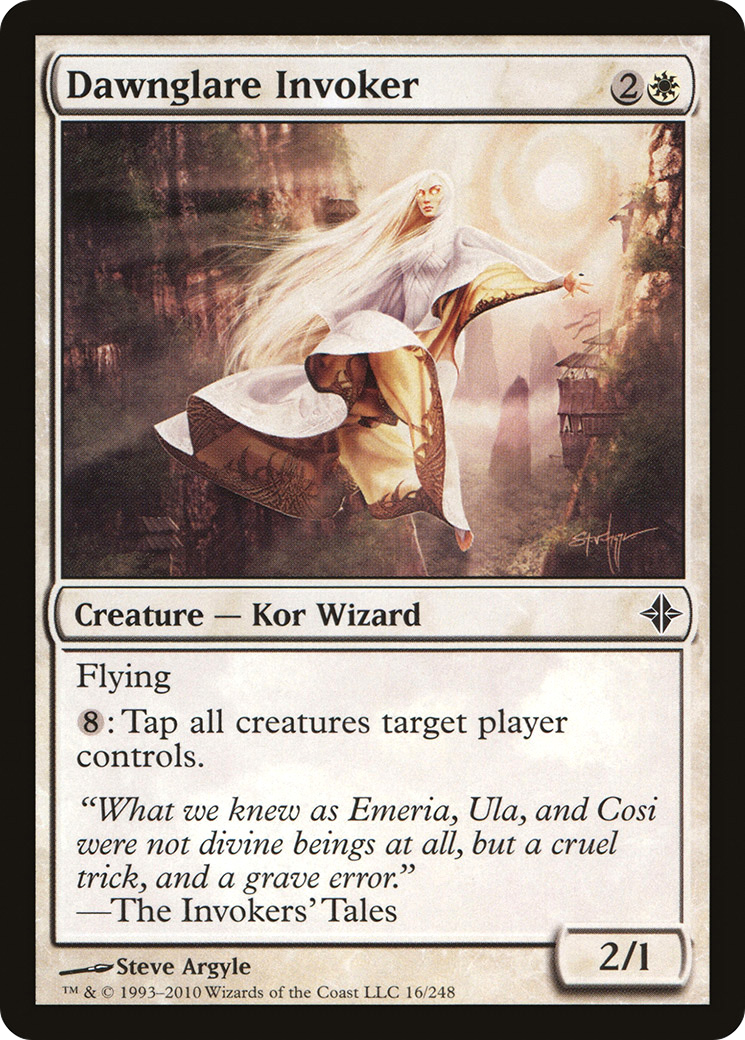 Dawnglare Invoker (ROE-016) - Rise of the Eldrazi Foil
