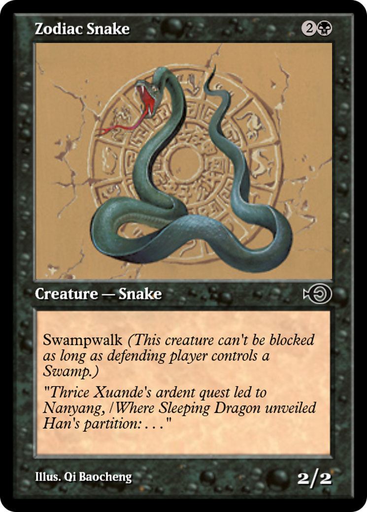 Zodiac Snake (PRM-35096) - Magic Online Promos Foil