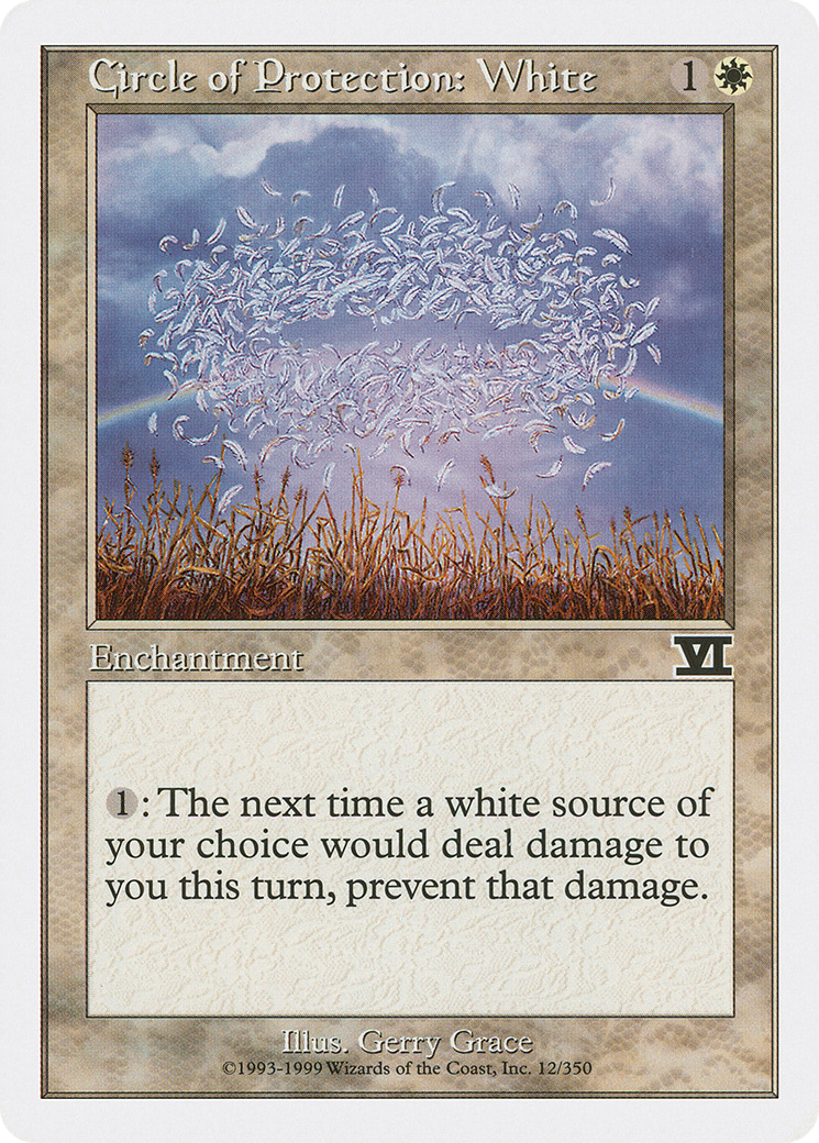 Circle of Protection: White (6ED-012) - Classic Sixth Edition