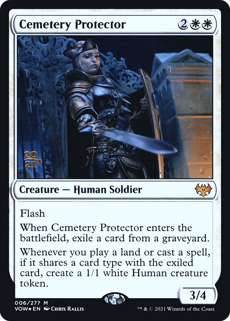 Cemetery Protector (PRE-06S) - Innistrad: Crimson Vow Promos Foil