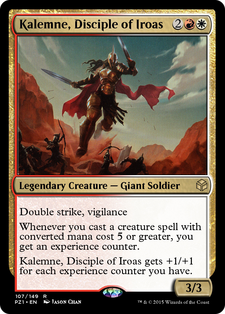 Kalemne, Disciple of Iroas (PZ1-107) - Legendary Cube Prize Pack Foil