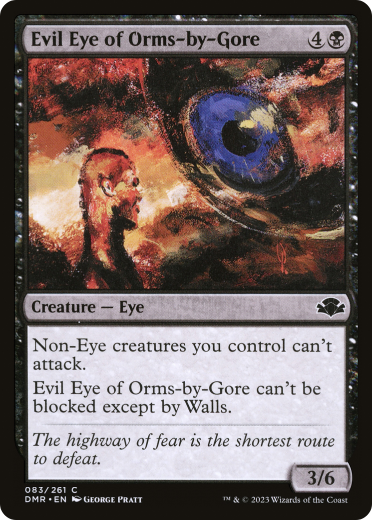 Evil Eye of Orms-by-Gore (DMR-083) - Dominaria Remastered Foil
