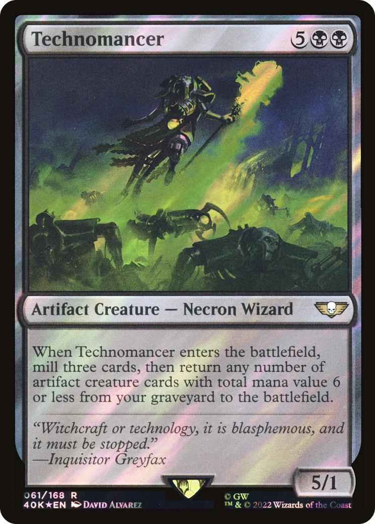 Technomancer (Surge Foil) (40K-61★) - Warhammer 40,000 Commander Foil