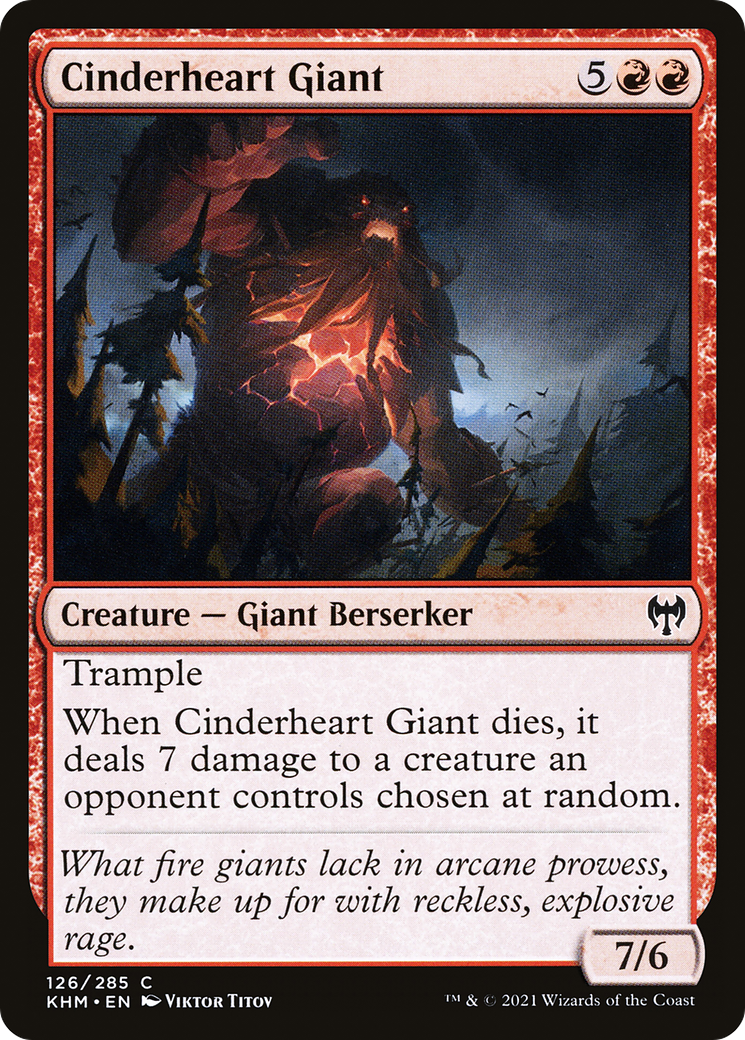 Cinderheart Giant (KHM-126) - Kaldheim Foil