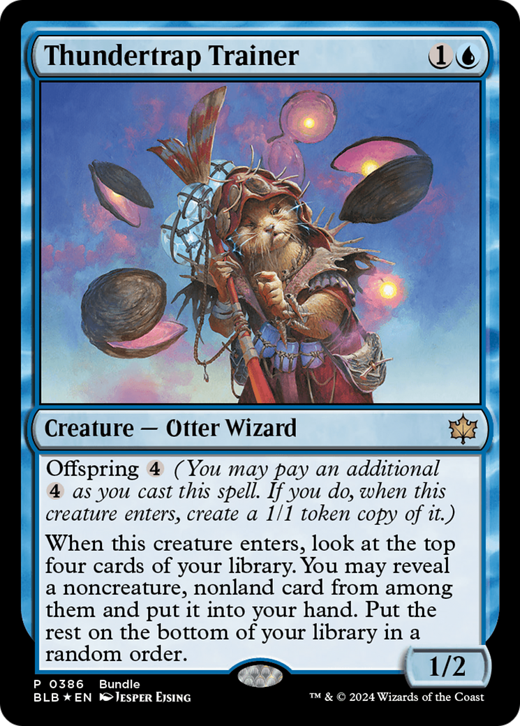 Thundertrap Trainer (UMP-386) - Bloomburrow Foil