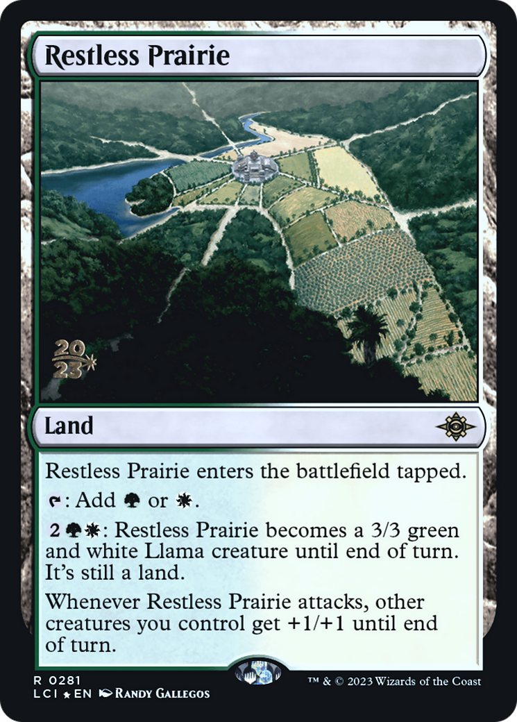 Restless Prairie (PRE-281S) - The Lost Caverns of Ixalan Promos Foil