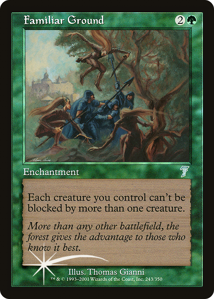 Familiar Ground (7ED-243★) - Seventh Edition Foil