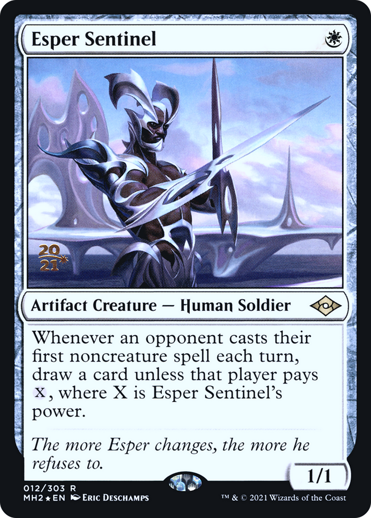 Esper Sentinel (PRE-012) - Modern Horizons 2 Promos Foil